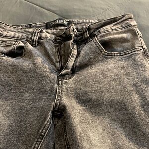Men's Slim Fit Charcoal Jeans